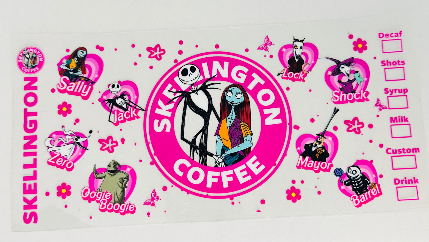 Skellington Coffee Snowglobe Tumbler