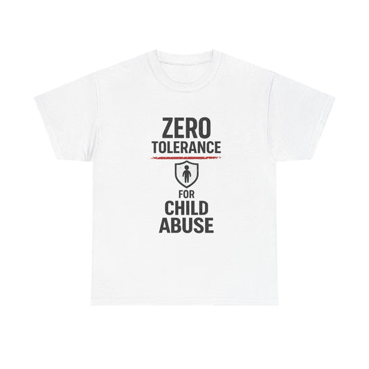 Zero Tolerance for Child Abuse T-Shirt