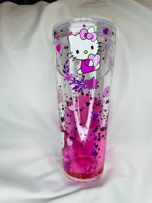 24oz Valentine’s Day Hello kitty cup