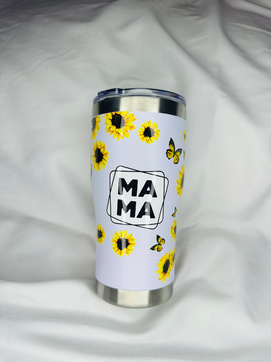 16oz Mama Sunflower Tumbler