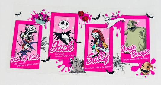 Barbie inspired Halloween Snowglobe tumbler